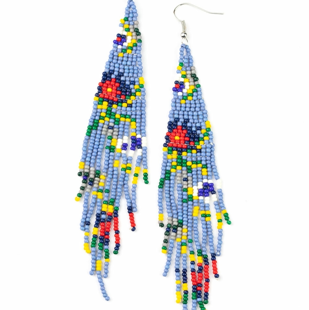Mix & Match Beaded Garden Seed Bead Earrings